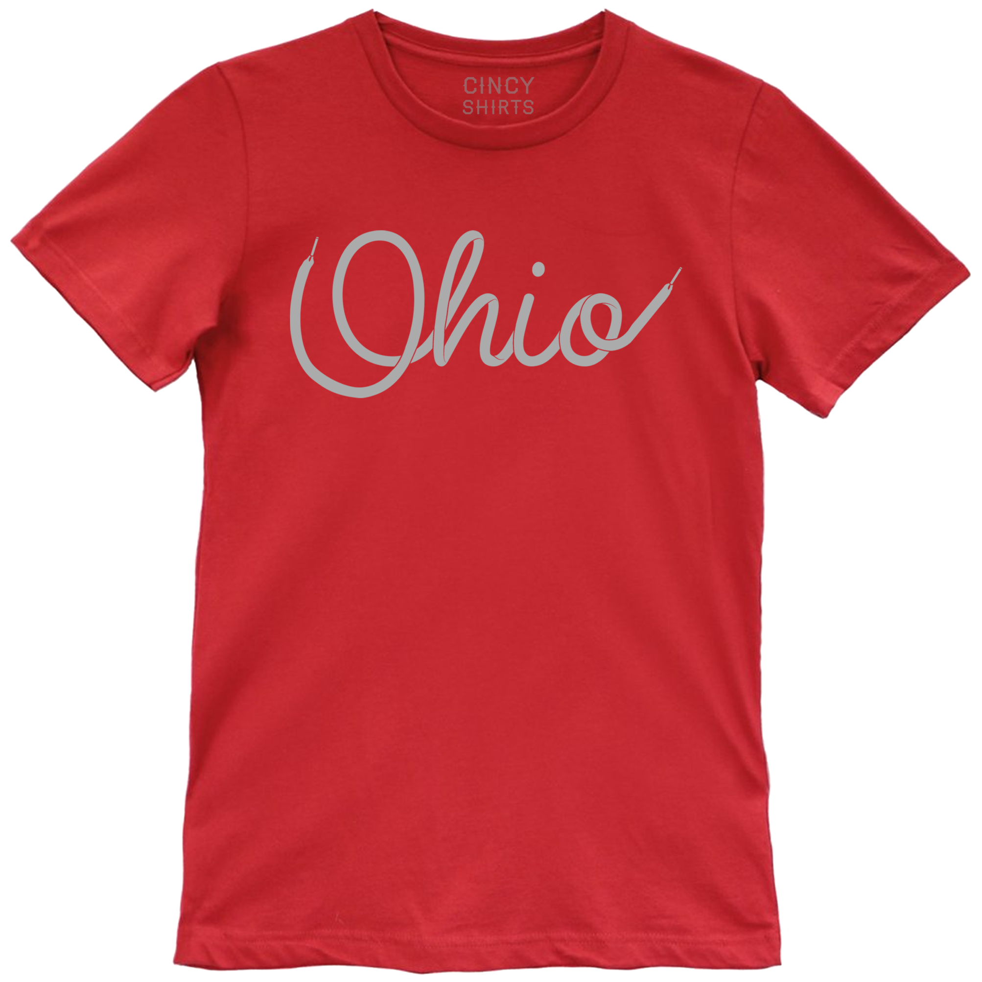 Red Ohio Tshirt Graphic