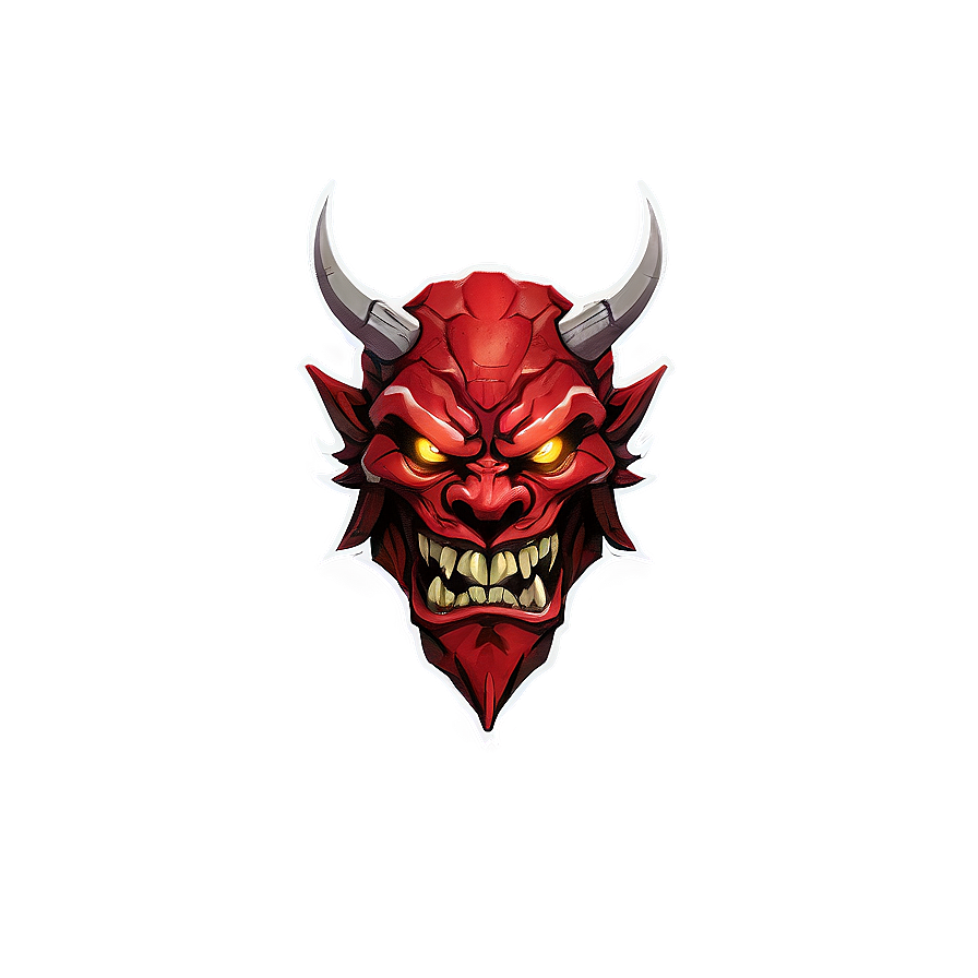 Red Oni Illustration Png 80