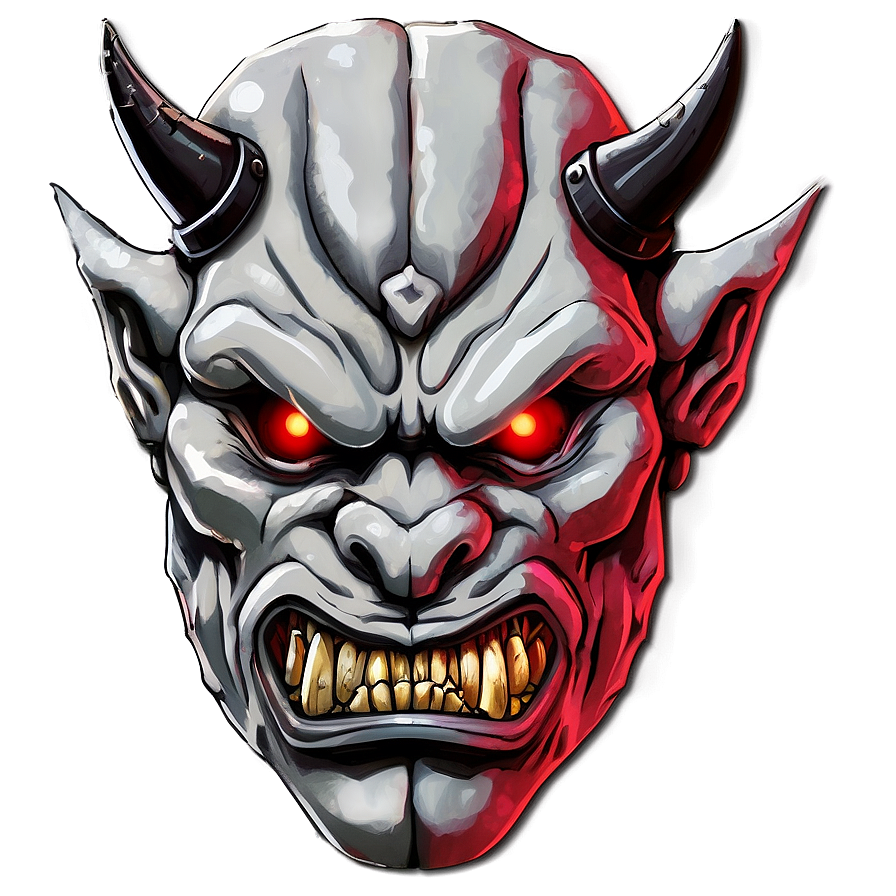 Red Oni Illustration Png Wyl