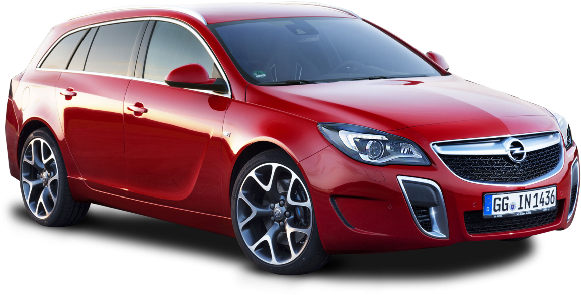 Red Opel Insignia Sports Tourer2014