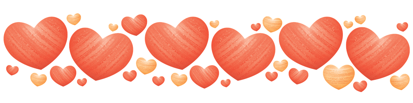 Red_ Orange_ Heart_ Pattern_ Banner