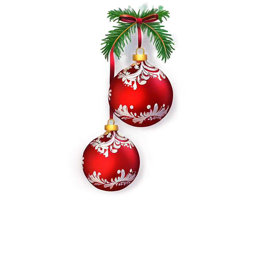 Red Ornament Png Xpd6