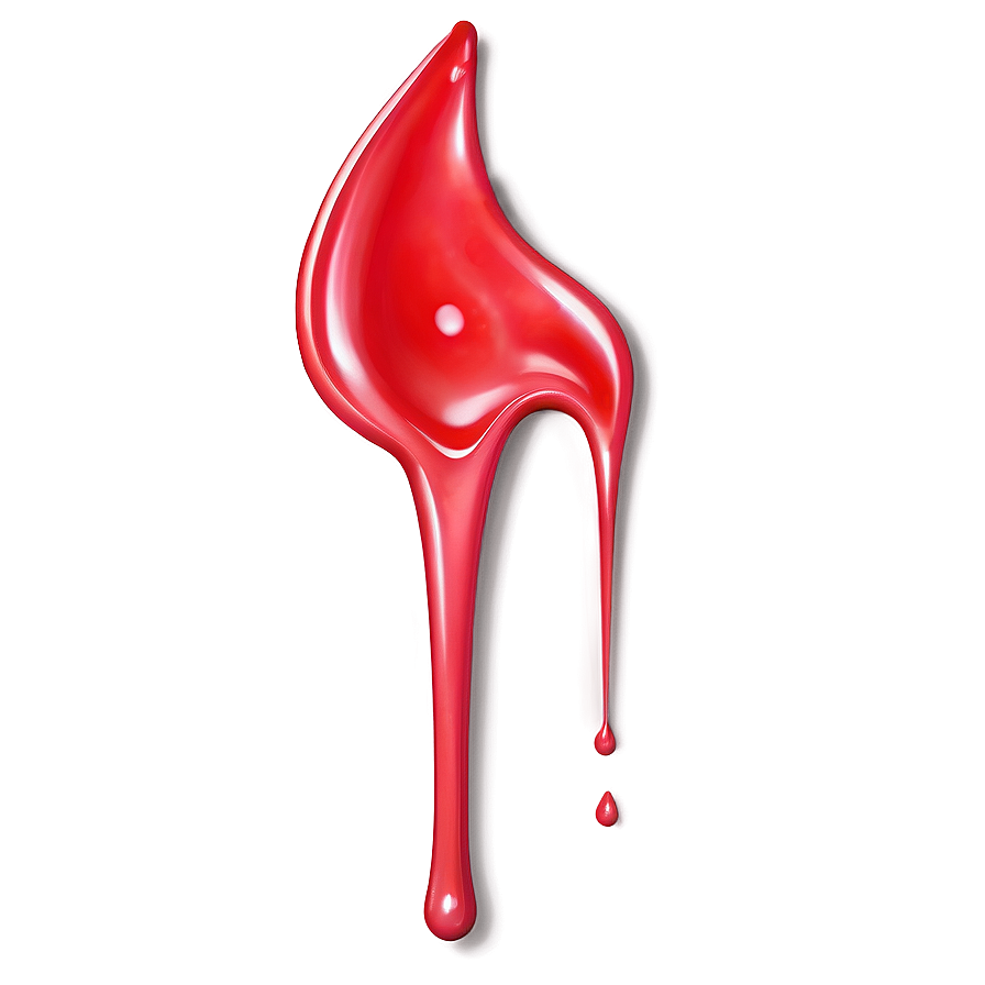 Red Paint Droplet Splatter Png 06262024