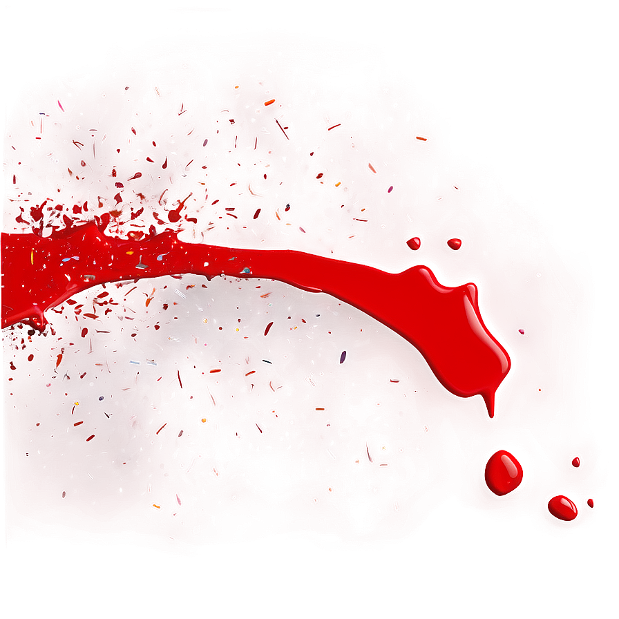 Red Paint Splatter Png 05042024