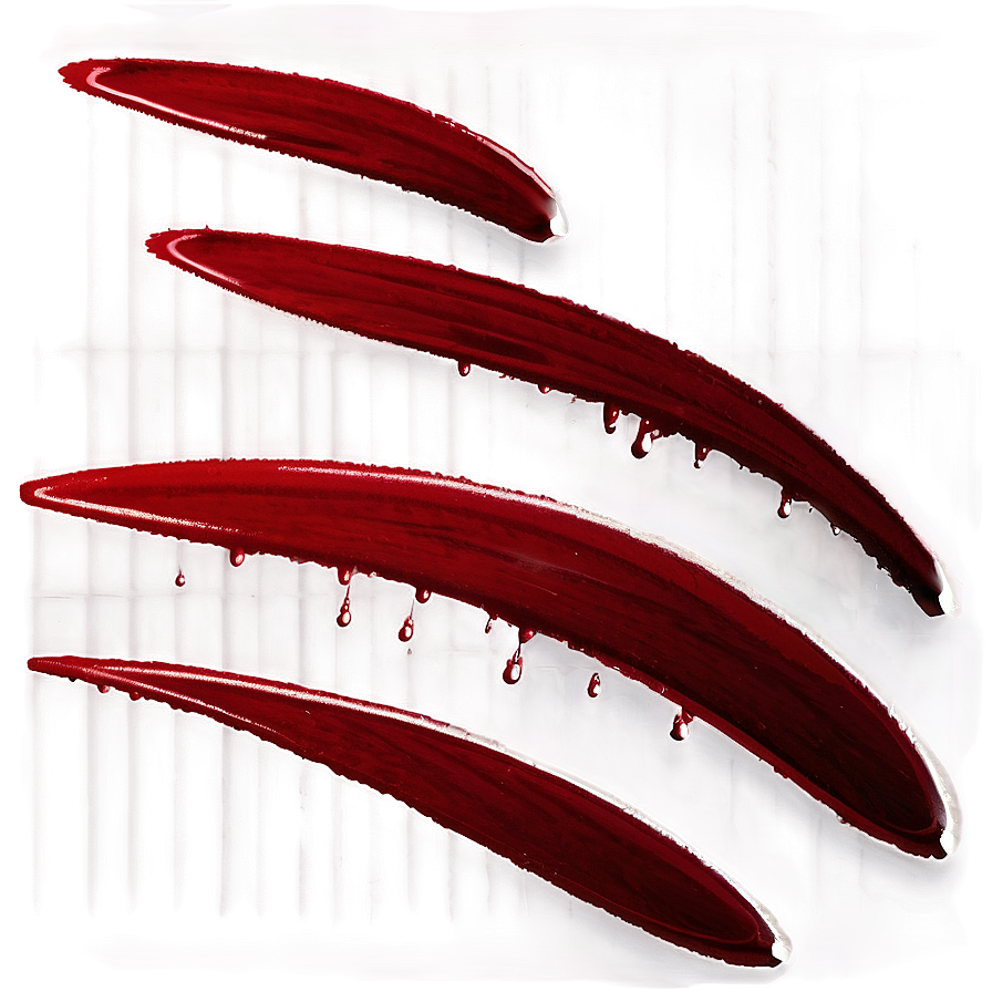 Red Paint Streak Png Lks46