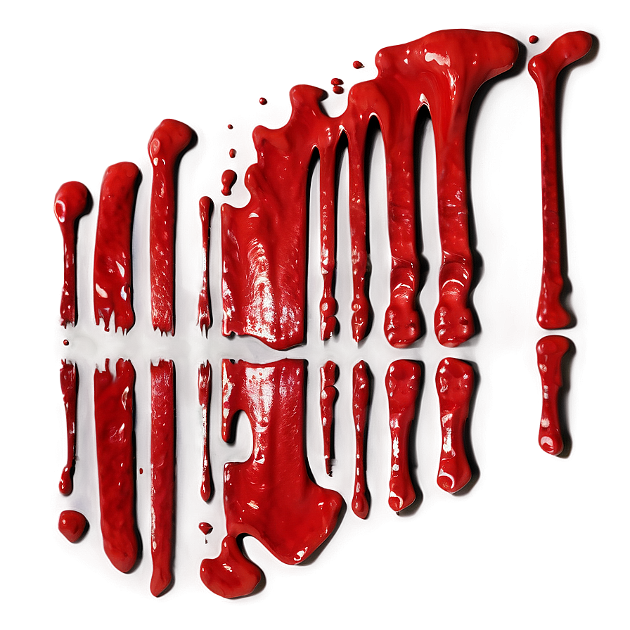 Red Paint Stroke Png 05252024