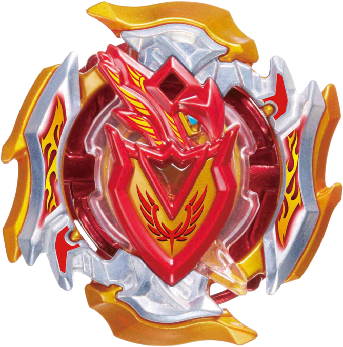 Red Phoenix Beyblade Top