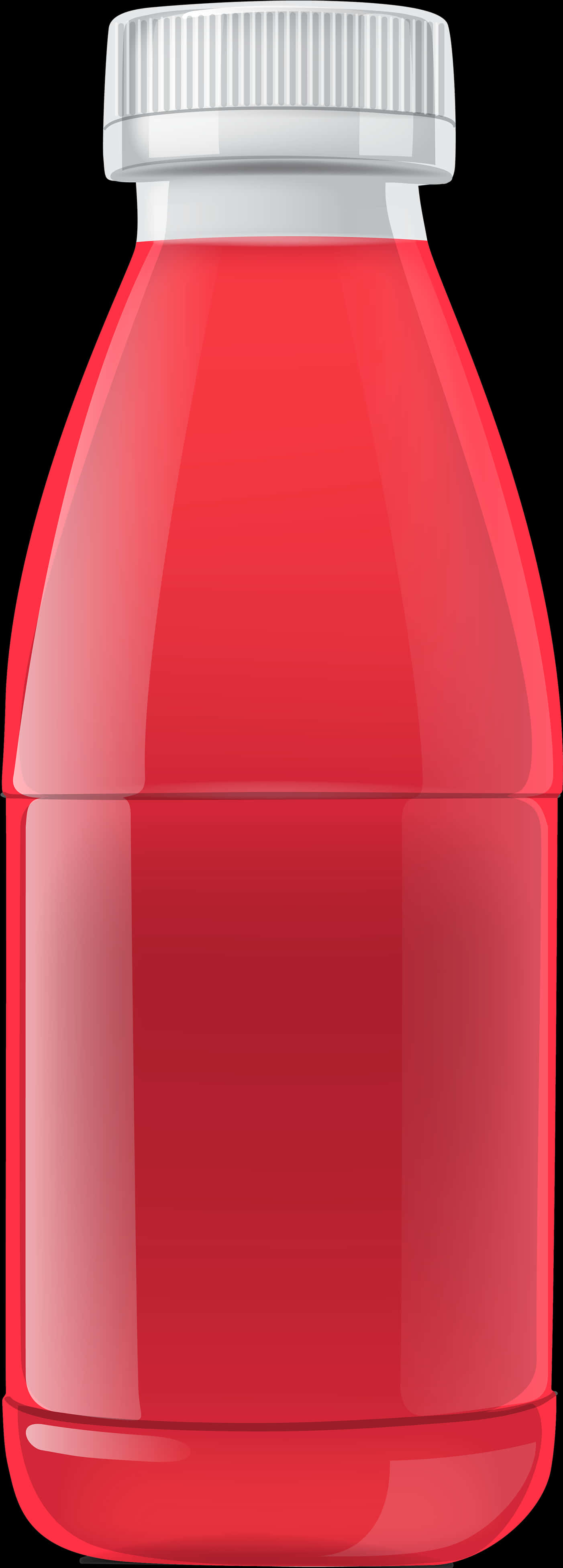 Red Plastic Bottle Vector