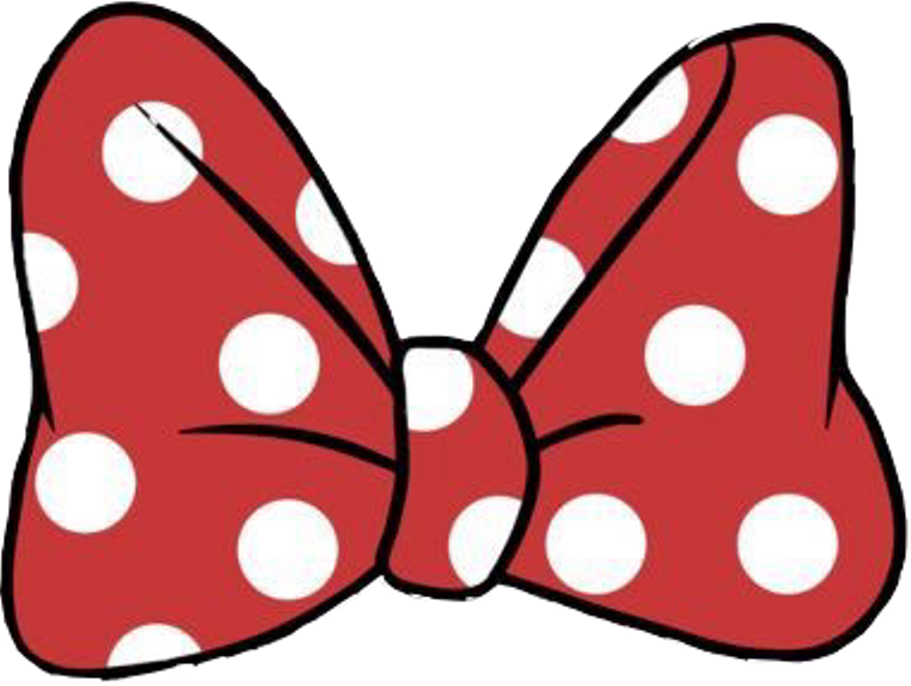 Red Polka Dotted Bow Clipart