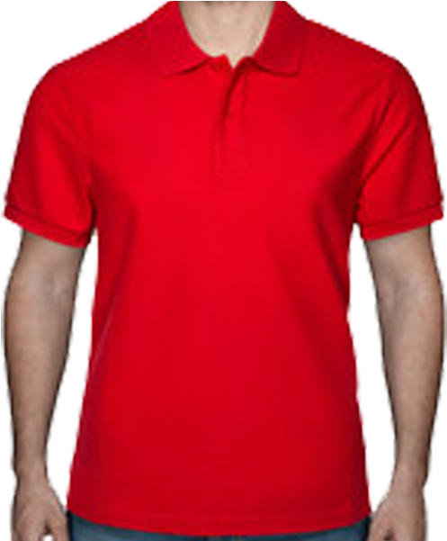 Red Polo Shirt Product Display