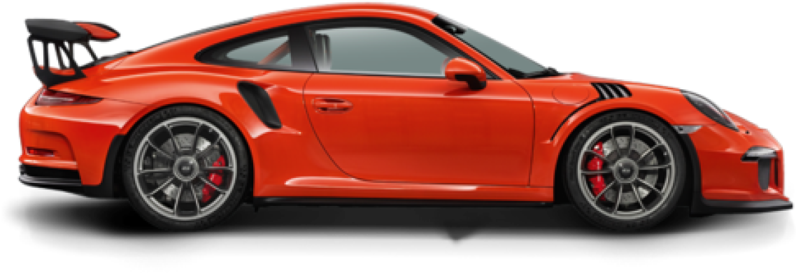 Red Porsche911 G T3 Side View