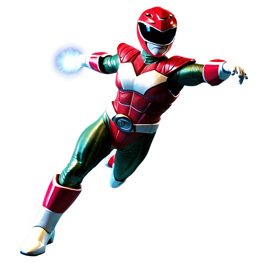 Red Power Ranger Movie Version Png 50