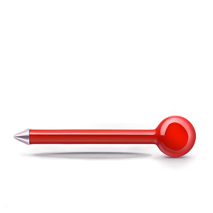 Red Push Pin Png 05252024