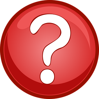 Red Question Mark Button