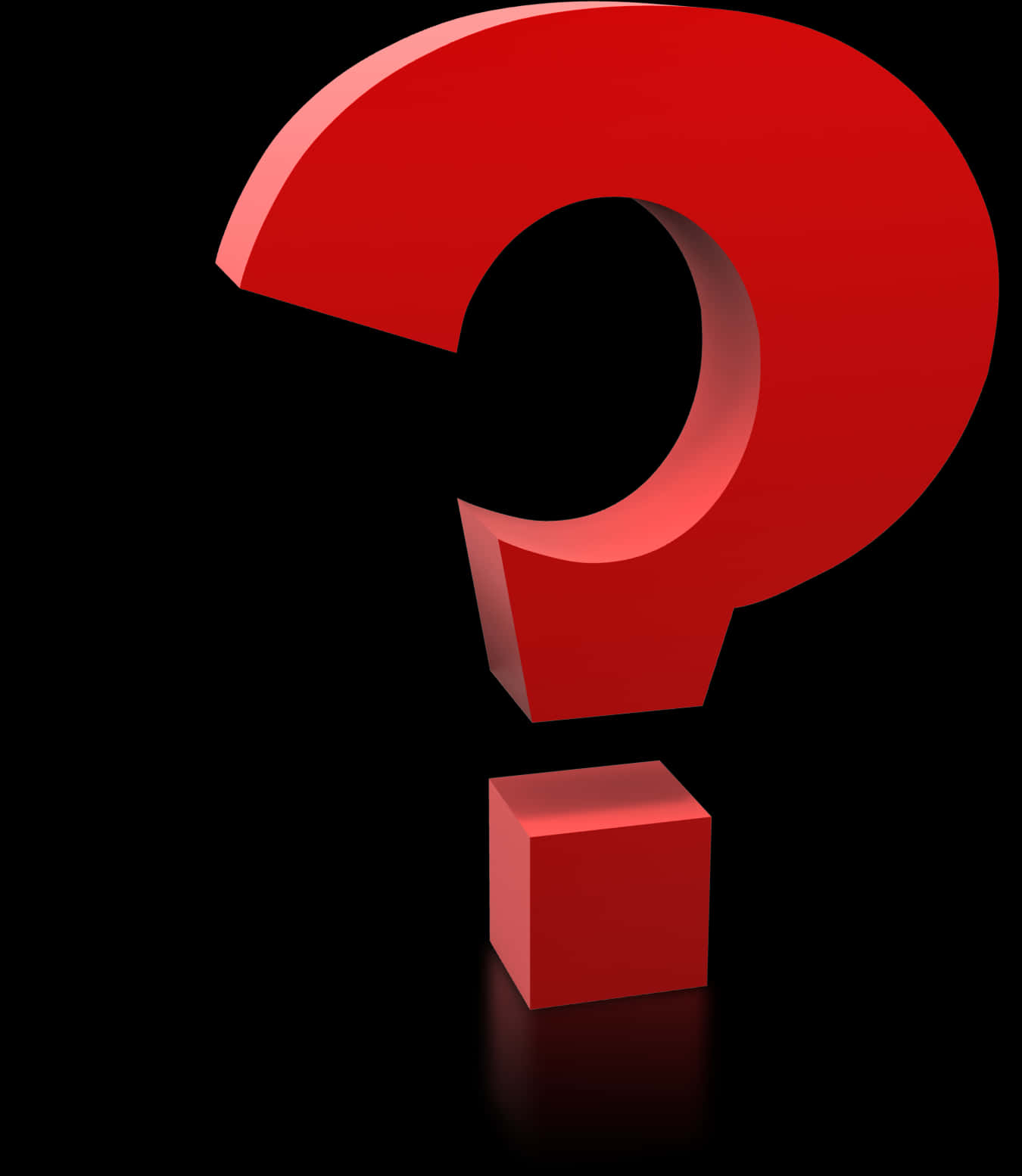 Red Question Mark Graphic