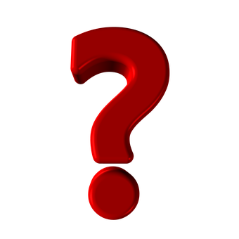 Red Question Mark Graphic