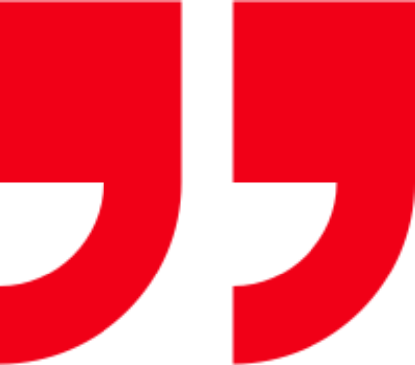 Red Quote Mark Logo