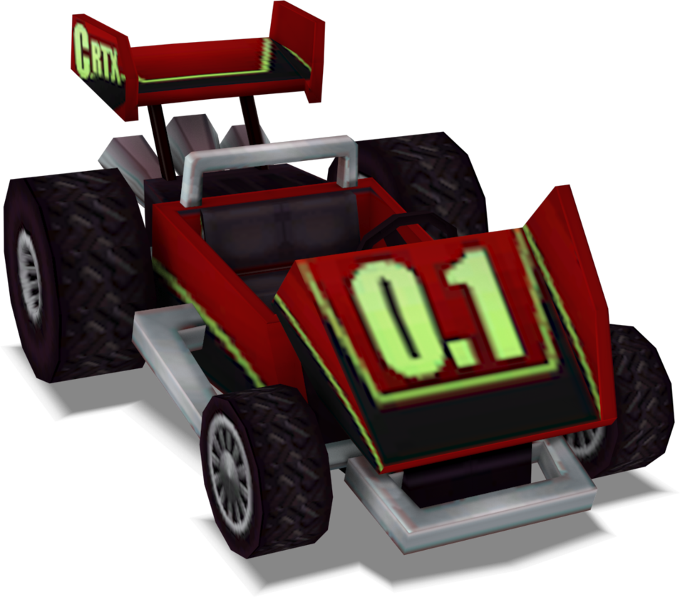 Red Race Car Number01