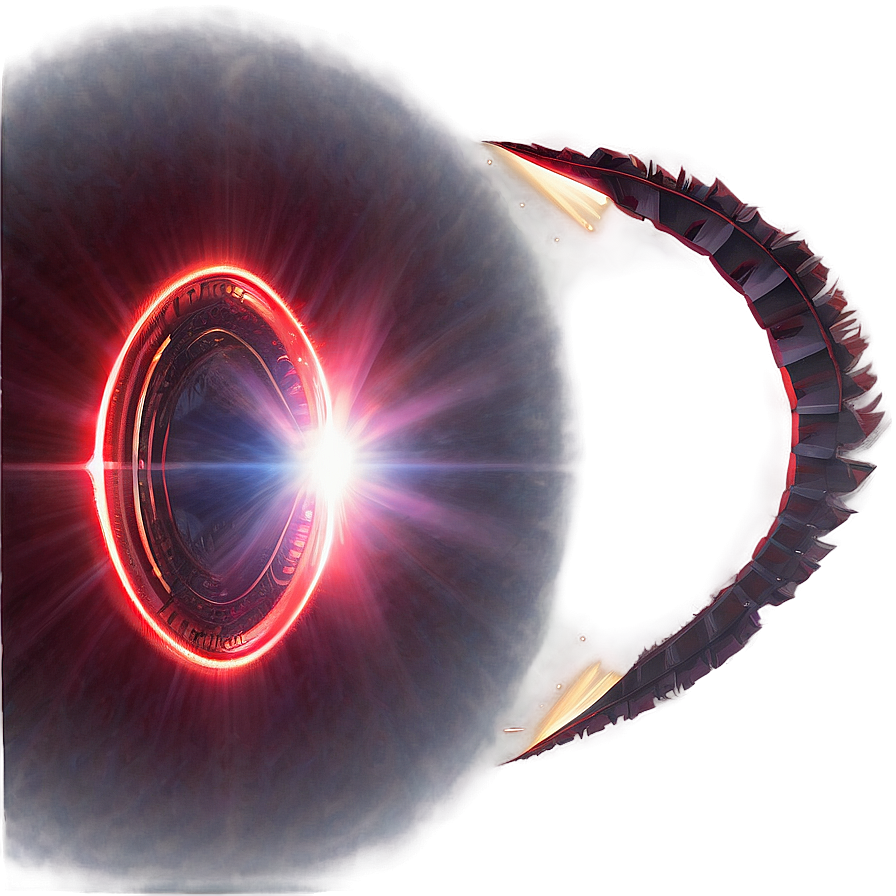 Red Radiance Lens Flare Png Elw