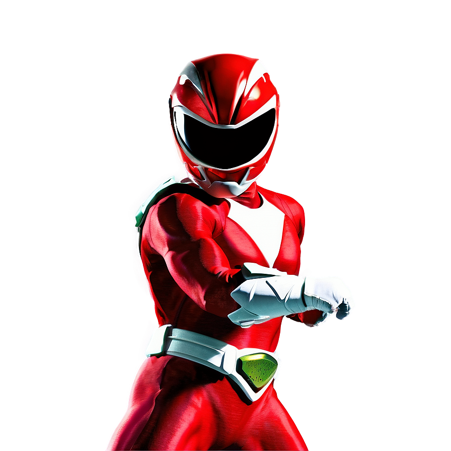 Red Ranger In Battle Mode Png 06292024