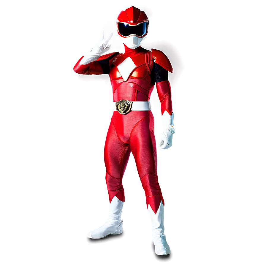 Red Ranger Legacy Pose Png 06292024