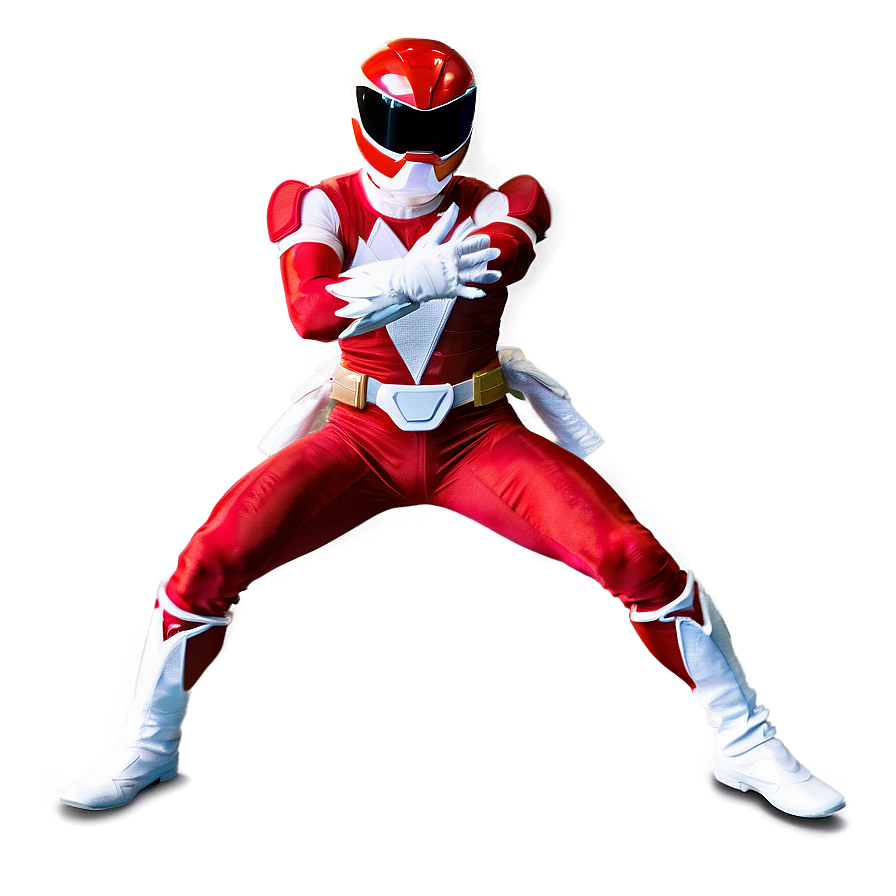 Red Ranger Legacy Pose Png Kgm