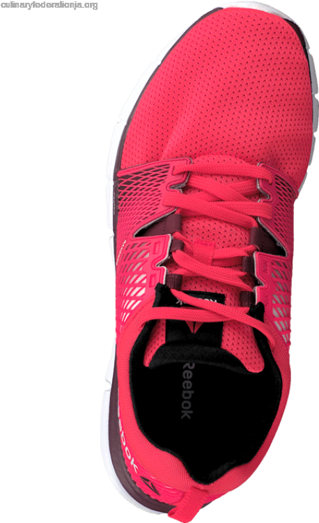 Red Reebok Running Shoe Top View