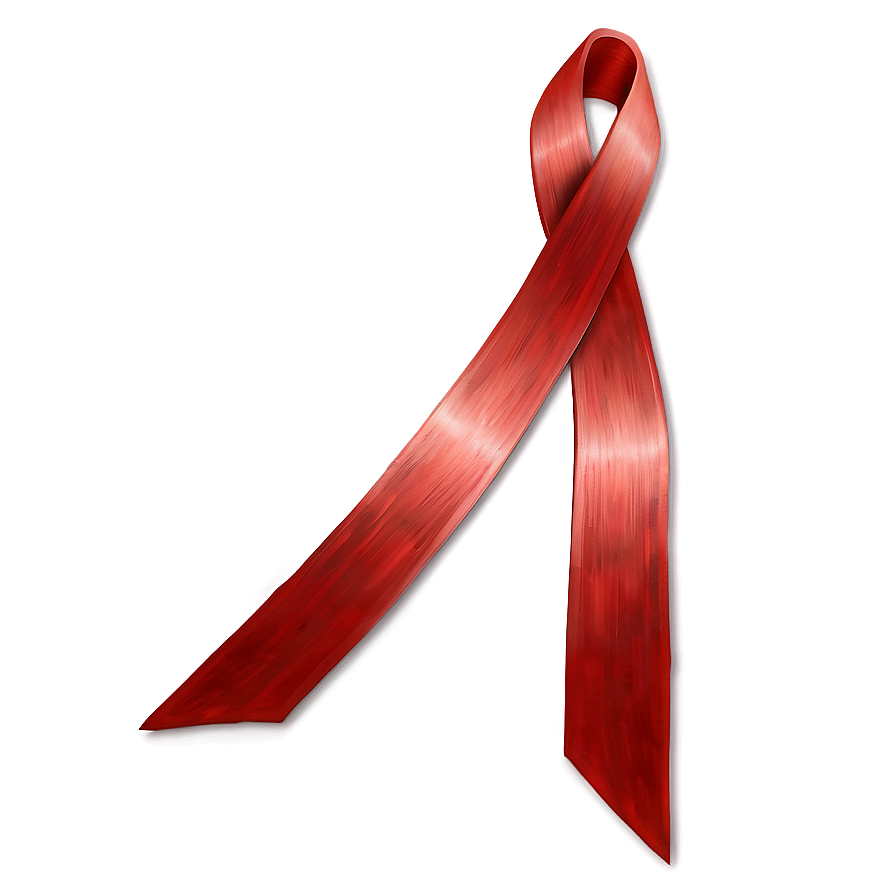 Red Ribbon For Awareness Png 79