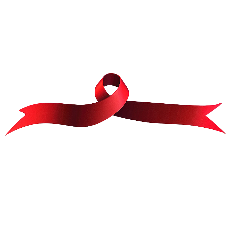Red Ribbon For Awareness Png Tcr
