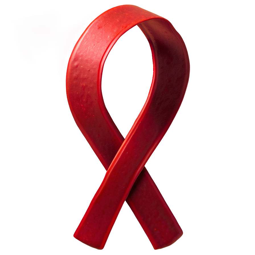 Red Ribbon For Cancer Awareness Png 05252024