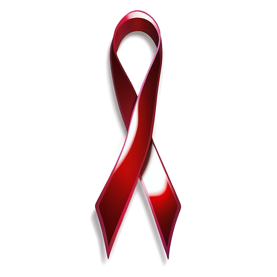 Red Ribbon For Cancer Awareness Png Xbr21