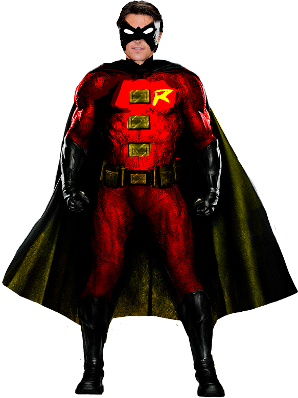 Red Robin Costume Standing