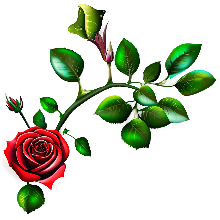 Red Rose Background Png 05242024