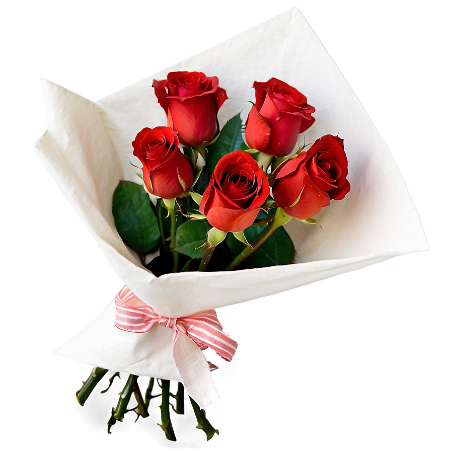 Red Rose Bouquet Png 15