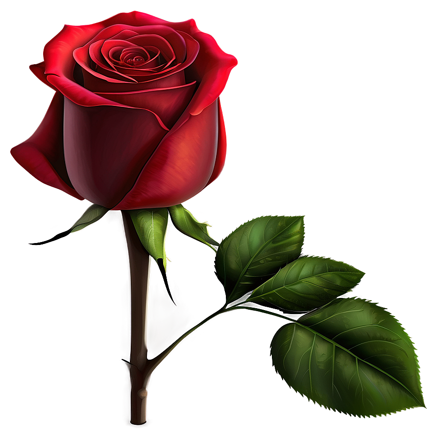 Red Rose Bud Png 05242024