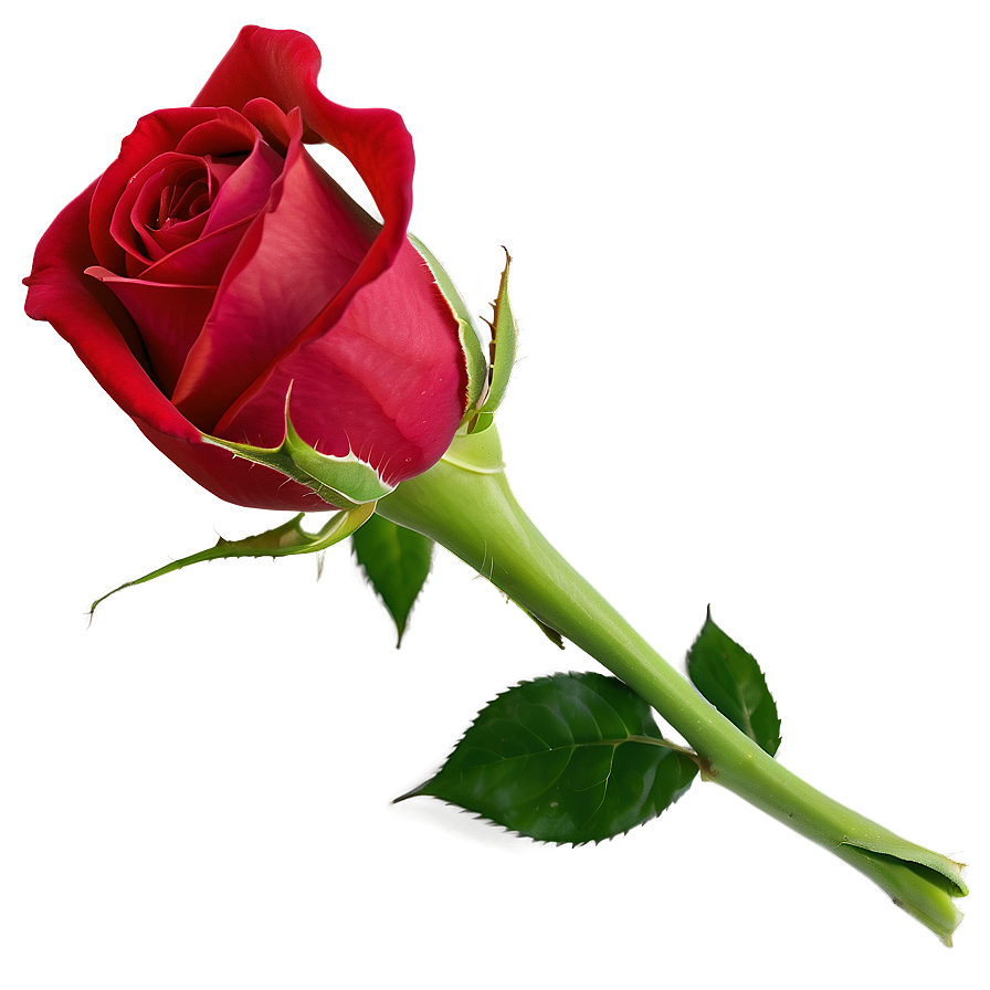 Red Rose Bud Png 05242024