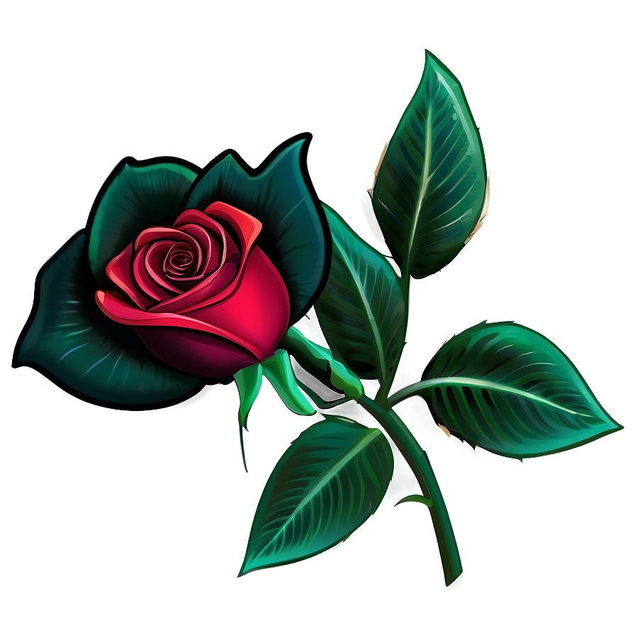 Red Rose Emblem Png Ilj