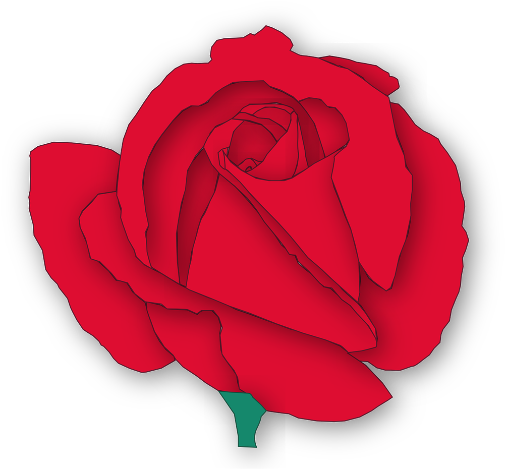 Red Rose Vector Art