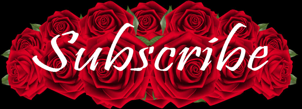 Red Roses Subscribe Button