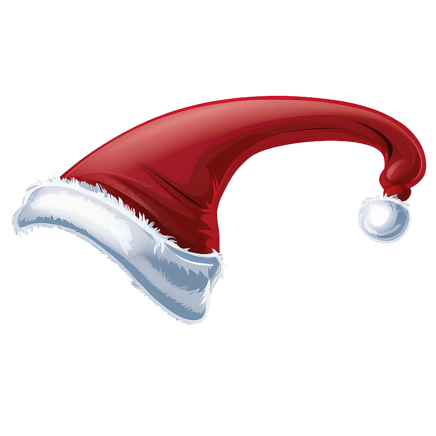 Red Santa Hat Cartoon Png Don