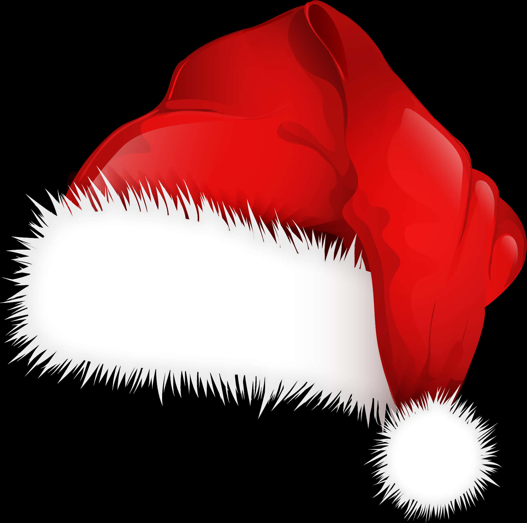 Red Santa Hat Illustration