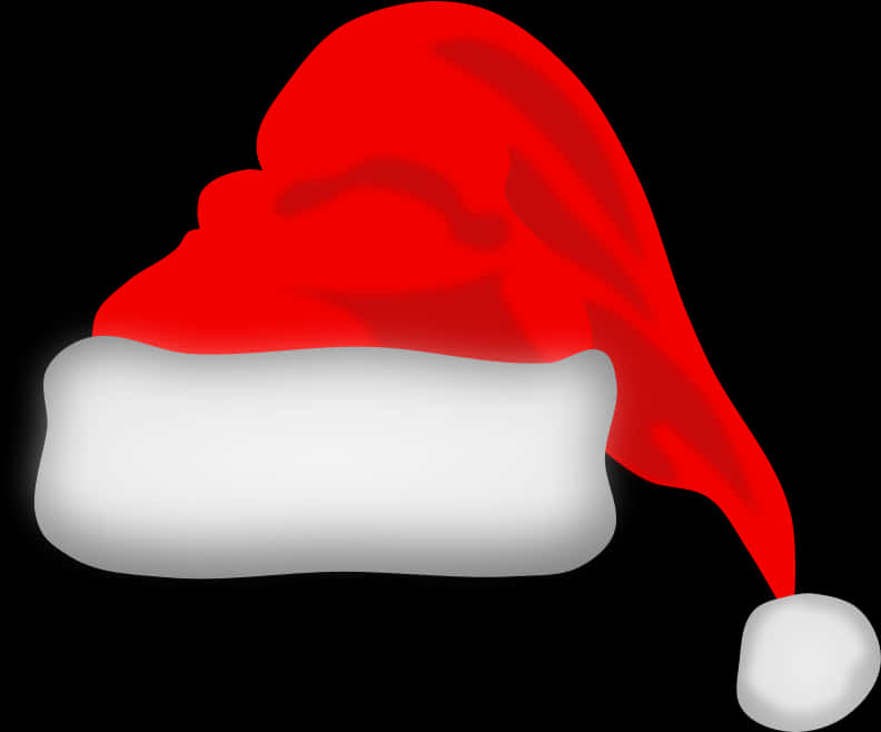 Red Santa Hat Illustration