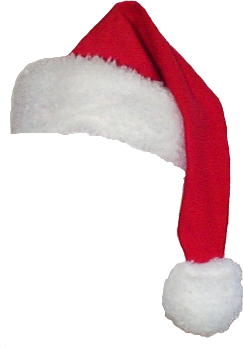 Red Santa Hat Transparent Background.png