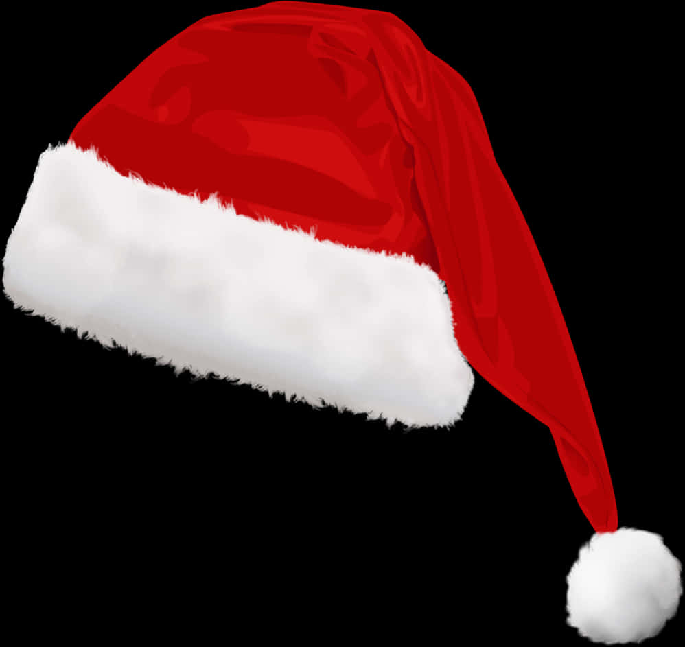 Red Santa Hat Transparent Background.png