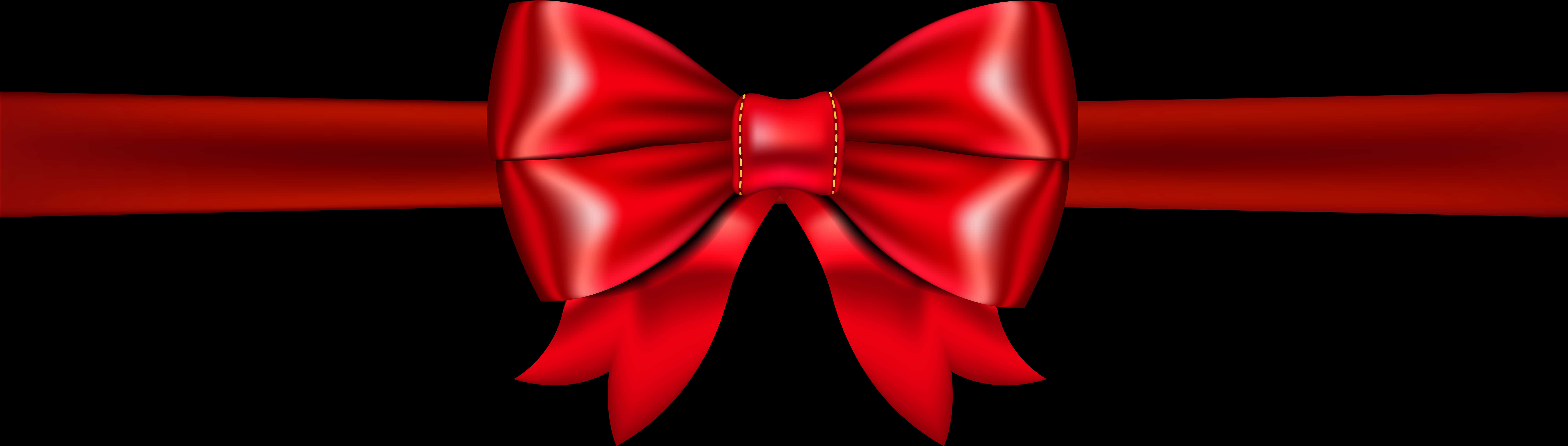 Red Satin Gift Bow