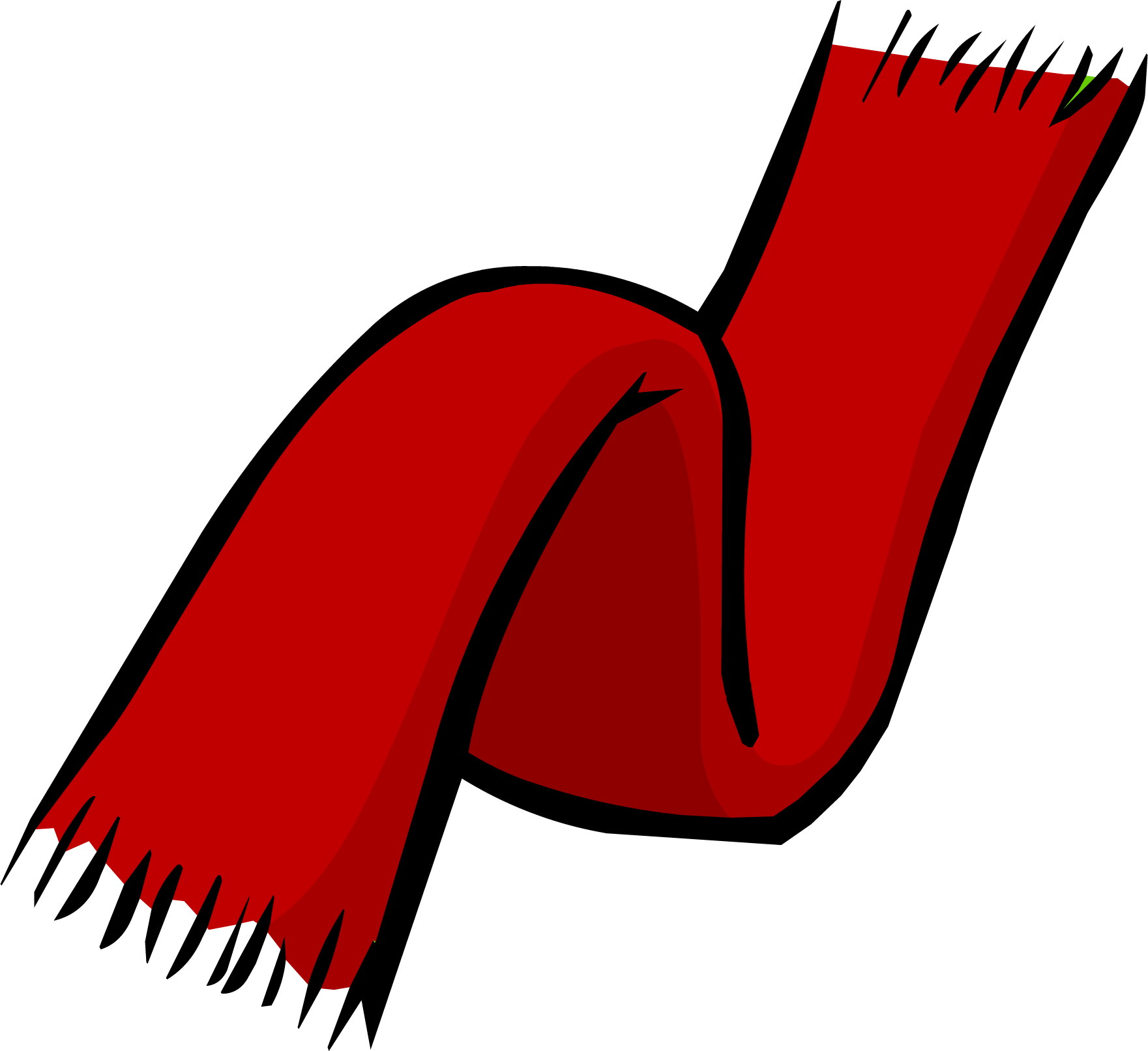 Red Scarf Graphic