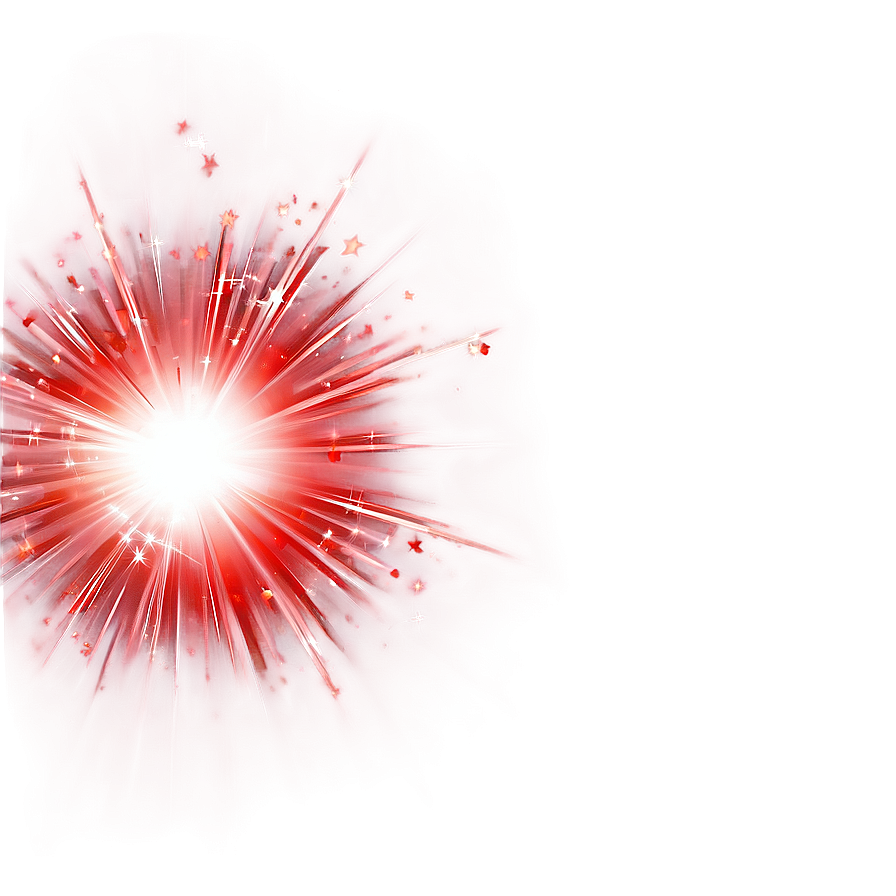 Red Scatter Lens Flare Png Gaa