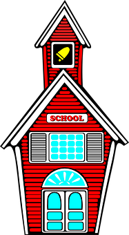 Red Schoolhouse Graphic