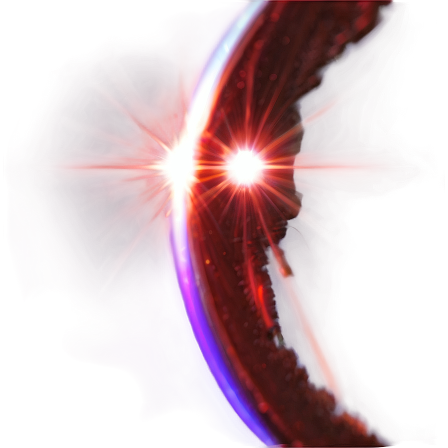 Red Shimmer Lens Flare Png 36