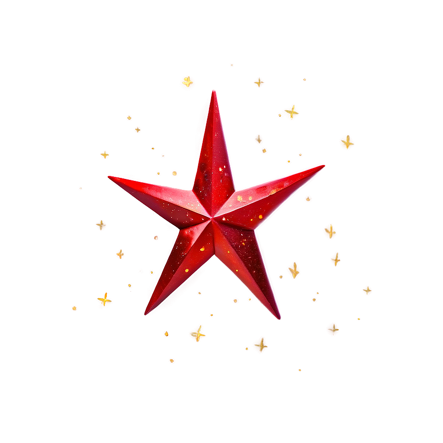 Red Sparkle Stars Png Ona